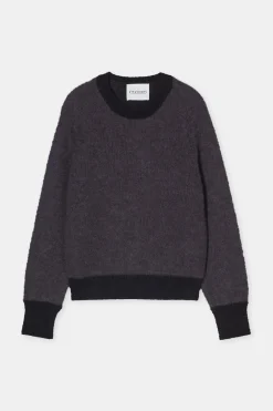 Closed Mohair mix jumper Irish coffee