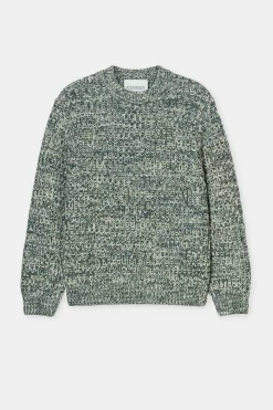 Closed Mouliné knit made from organic cotton Olive green Online