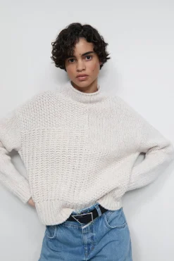 Closed Mouliné knitted jumper English rose Hot