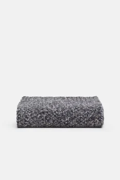 Closed Mouliné scarf Dark grey melange Best