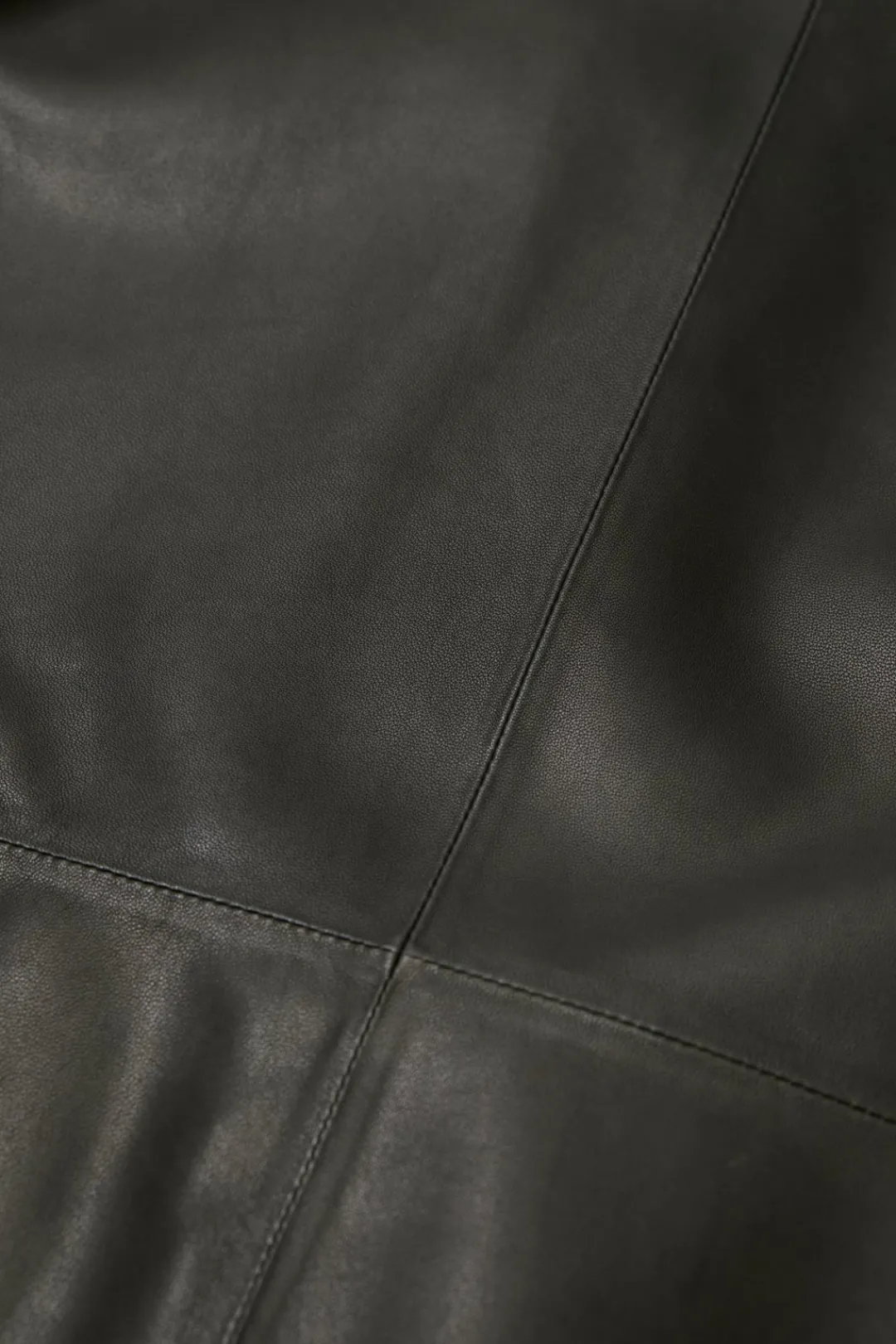 Closed Nappa leather shirt Tapenade grey Online