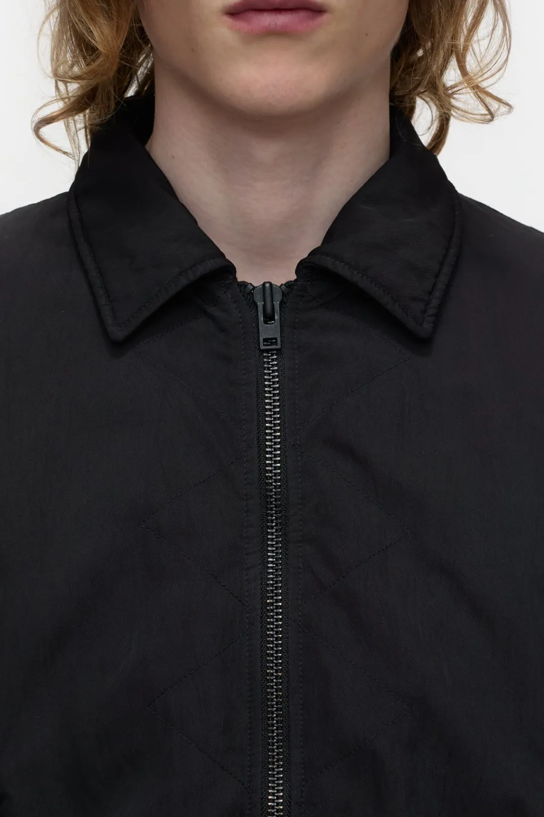 Closed Nylon flight jacket Ebony Discount