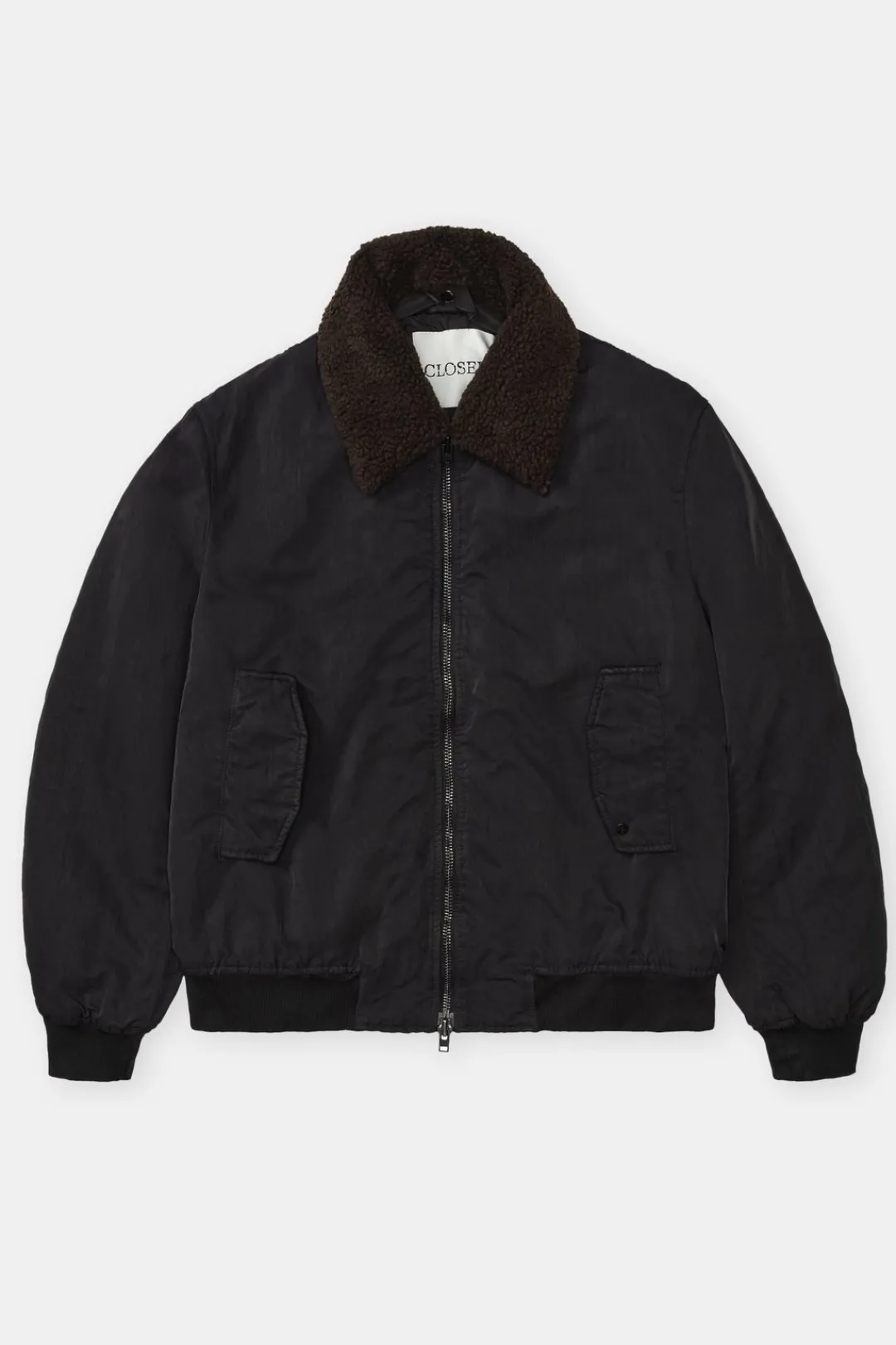 Closed Nylon flight jacket Ebony Discount
