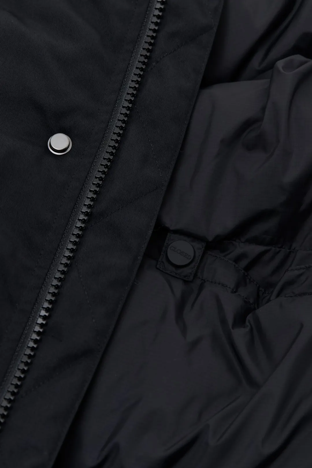 Closed Nylon winter jacket Black New