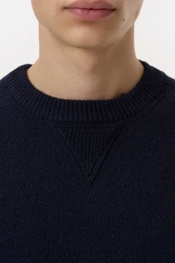 Closed Organic cotton blend jumper Dark night Sale