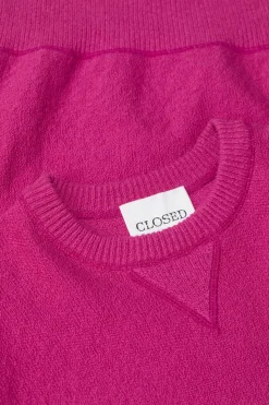 Closed Organic cotton blend jumper Radiant pink