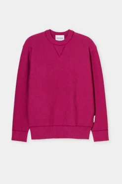 Closed Organic cotton blend jumper Radiant pink