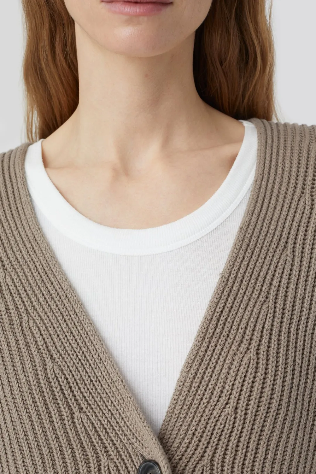 Closed Organic Cotton Cardigan Brown sugar Best