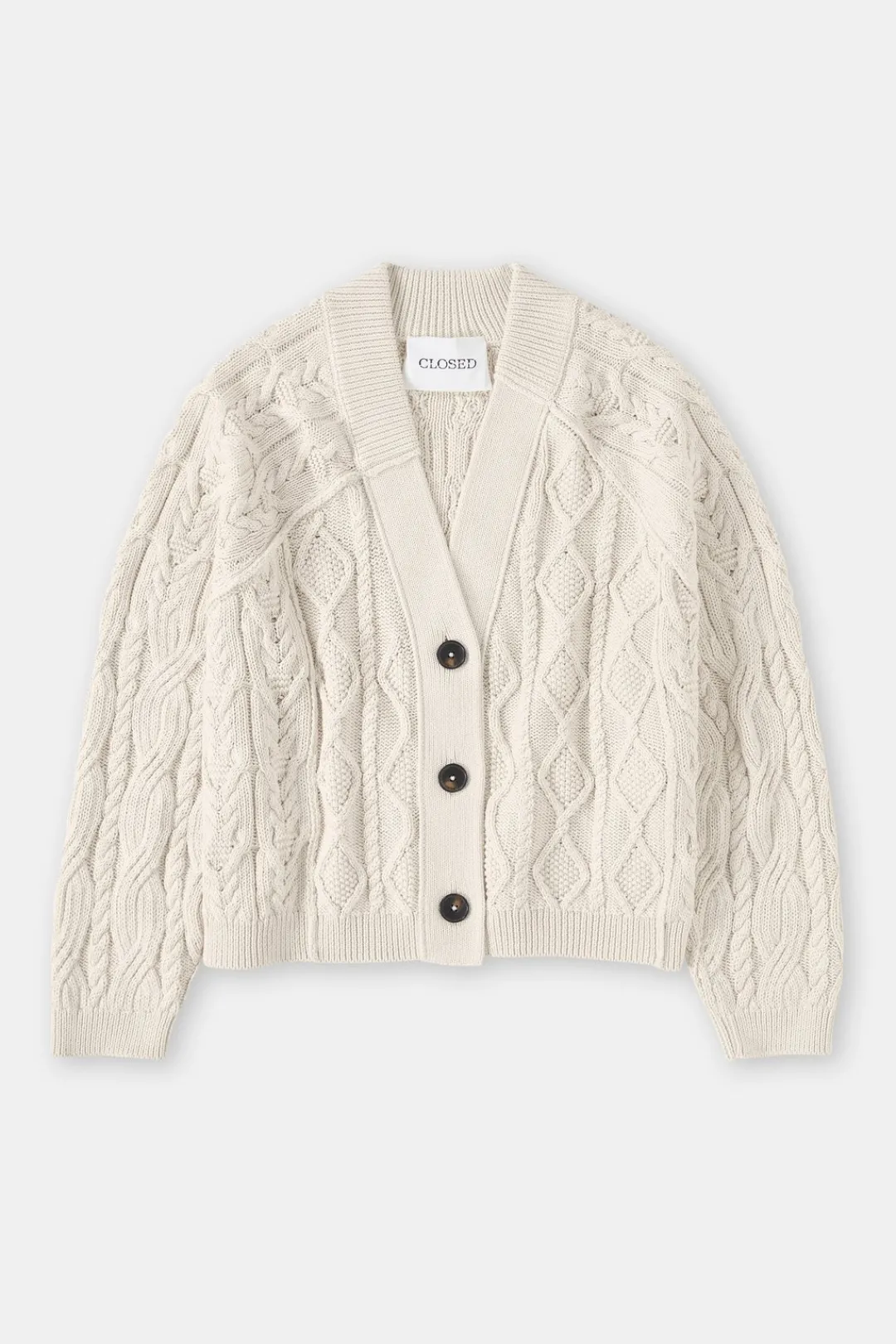 Closed Organic cotton cardigan Ivory Outlet