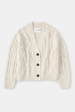 Closed Organic cotton cardigan Ivory Outlet