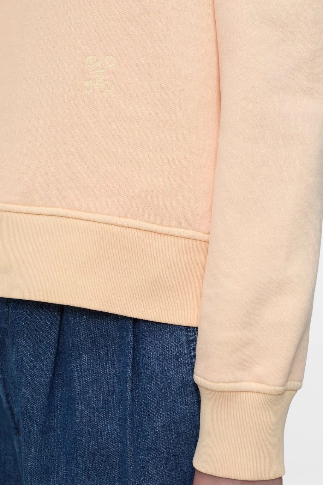Closed Organic cotton sweatshirt Albicocca New