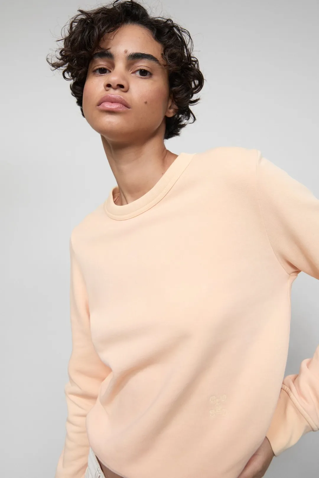 Closed Organic cotton sweatshirt Albicocca New