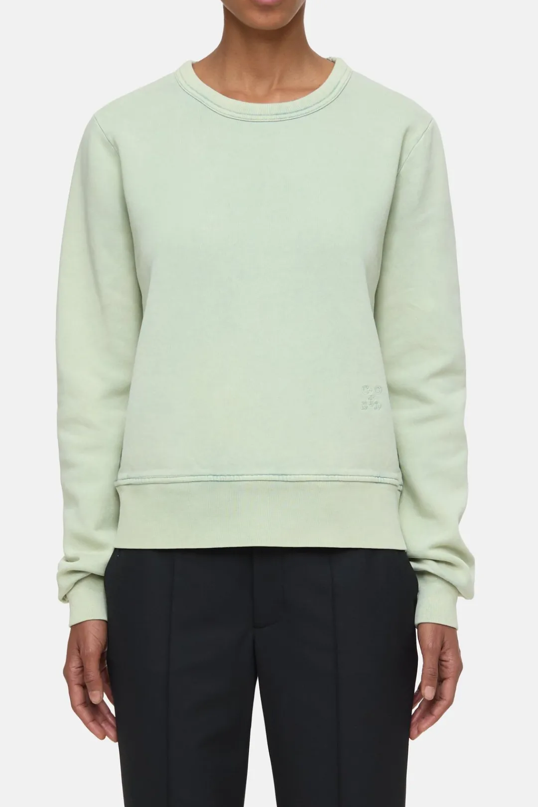 Closed Organic cotton sweatshirt Giada green Hot