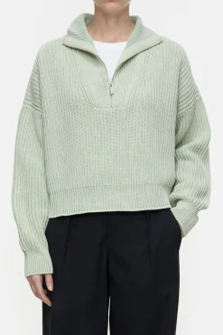 Closed Organic cotton troyer Pastel olive Sale