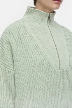 Closed Organic cotton troyer Pastel olive Sale