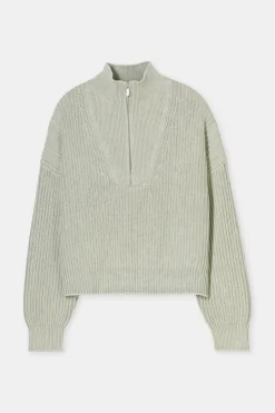 Closed Organic cotton troyer Pastel olive Sale