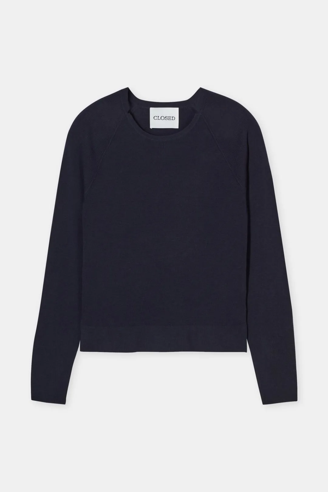 Closed Organic wool jumper Dark night Clearance