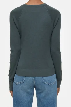 Closed Organic wool jumper Pini green Sale