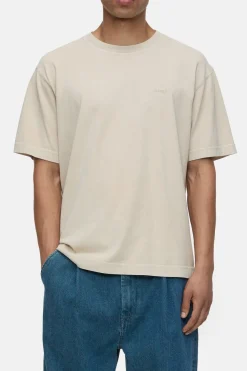Closed Organic-cotton T-shirt Tonka beige Clearance