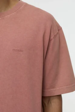 Closed Organic-cotton T-shirt Red clay Best