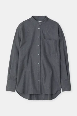 Closed Oversized shirt blouse Dark grey melange Online