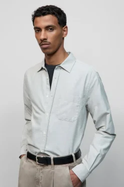 Closed Oxford shirt Golden moss Hot