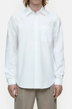 Closed Oxford shirt made from organic cotton White Hot