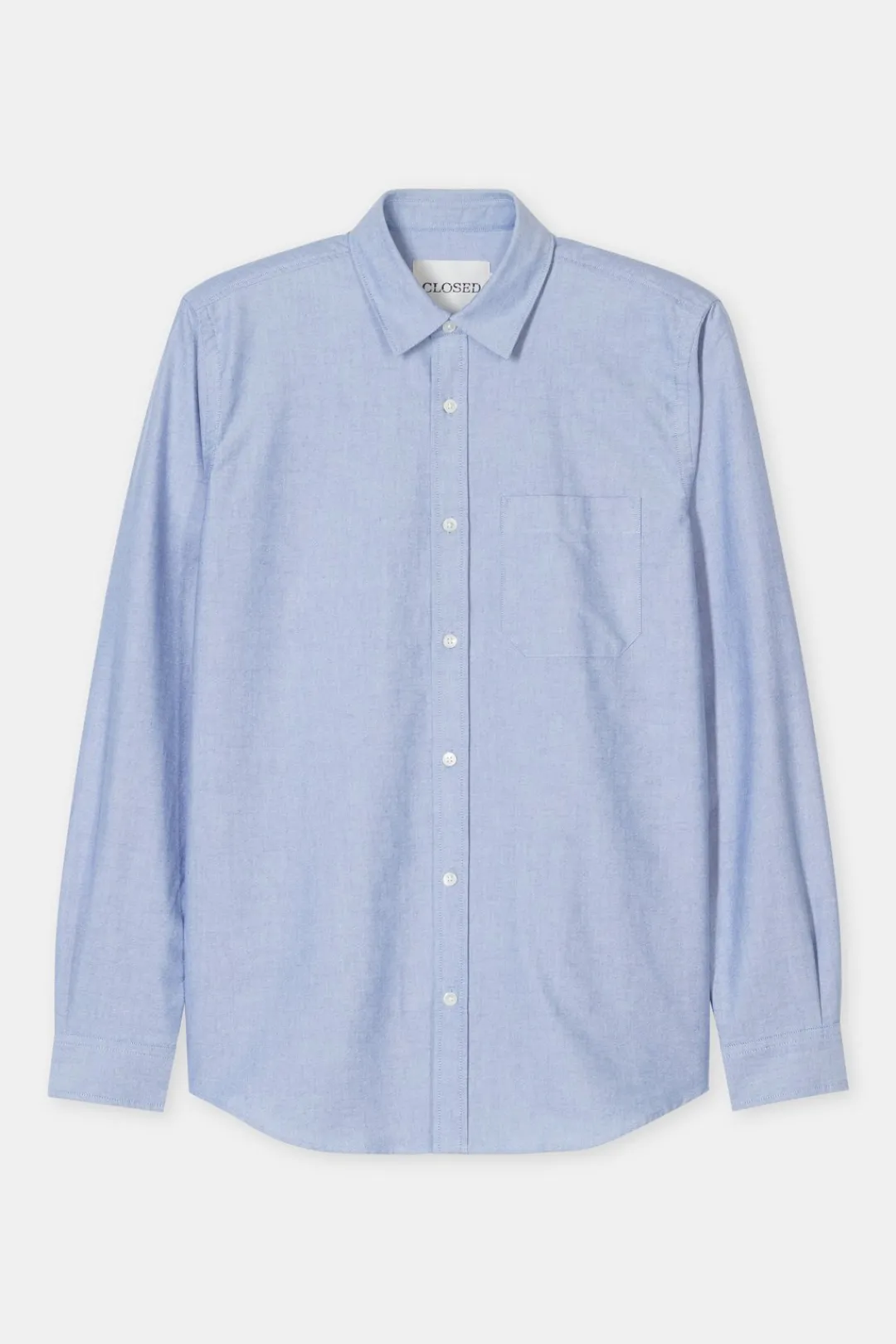 Closed Oxford shirt made from organic cotton Dark night Outlet