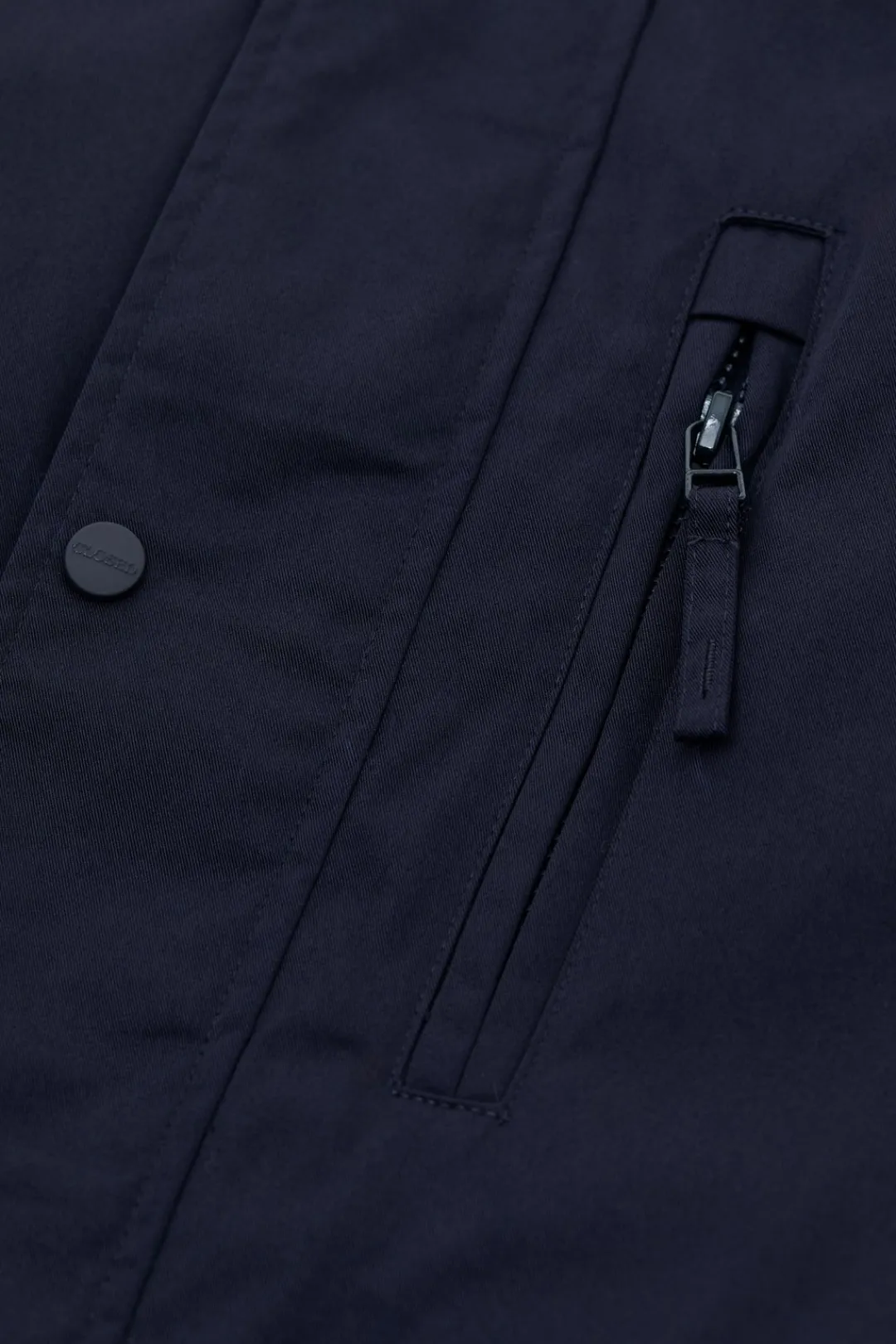 Closed Padded nylon vest Dark night Outlet