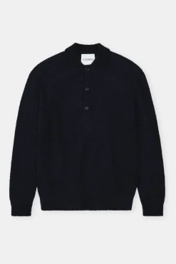 Closed Polo jumper in wool blend Dark night
