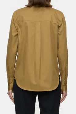 Closed Poplin blouse Tullamore brown