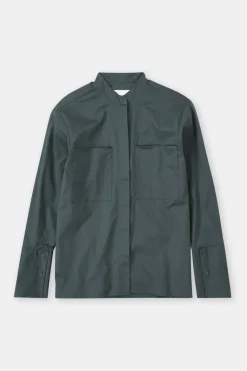 Closed Poplin shirt blouse Pini green Hot