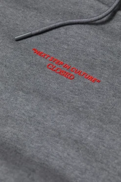 Closed Printed Hoodie Dark grey melange