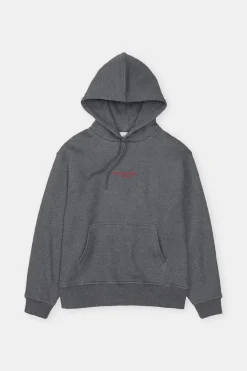 Closed Printed Hoodie Dark grey melange