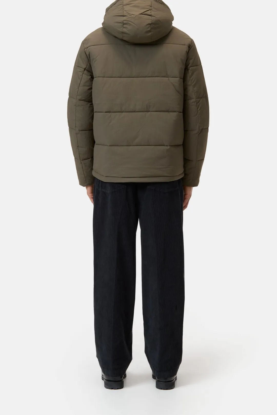 Closed Puffer Jacket Golden moss Sale