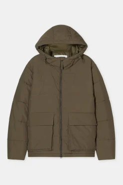 Closed Puffer Jacket Golden moss Sale