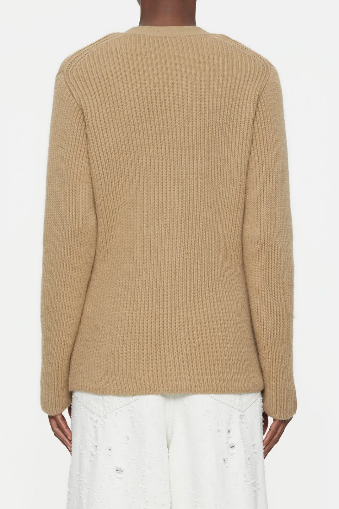 Closed Pure Wool Cardigan dried tabaco New