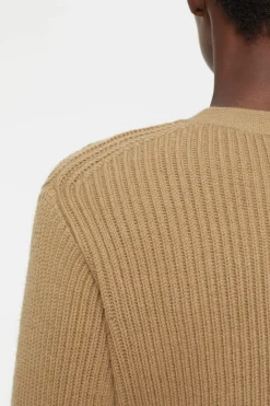 Closed Pure Wool Cardigan dried tabaco New