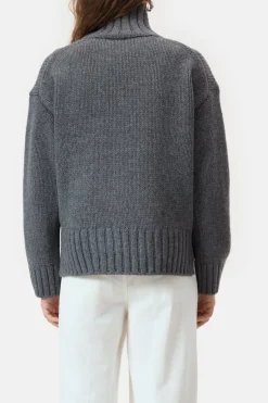 Closed Pure wool jumper Dark grey melange