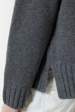 Closed Pure wool jumper Dark grey melange