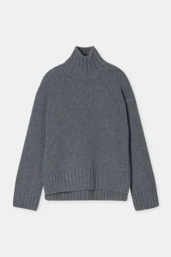 Closed Pure wool jumper Dark grey melange