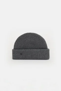 Closed Pure Wool Sailor Beanie Dark grey melange
