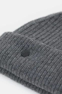Closed Pure Wool Sailor Beanie Dark grey melange