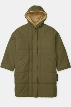 Closed Quilted coat in two-tone Ver green Best
