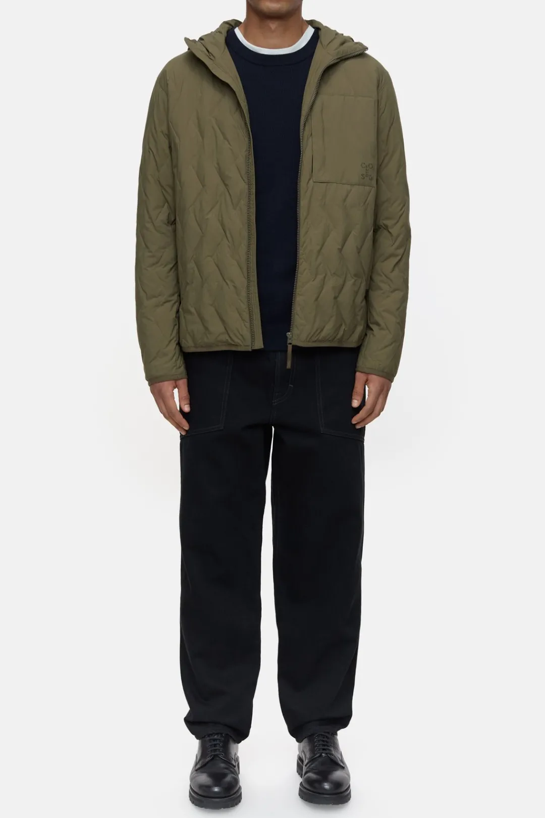 Closed Quilted jacket Golden moss Outlet
