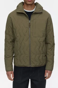 Closed Quilted jacket Golden moss Outlet