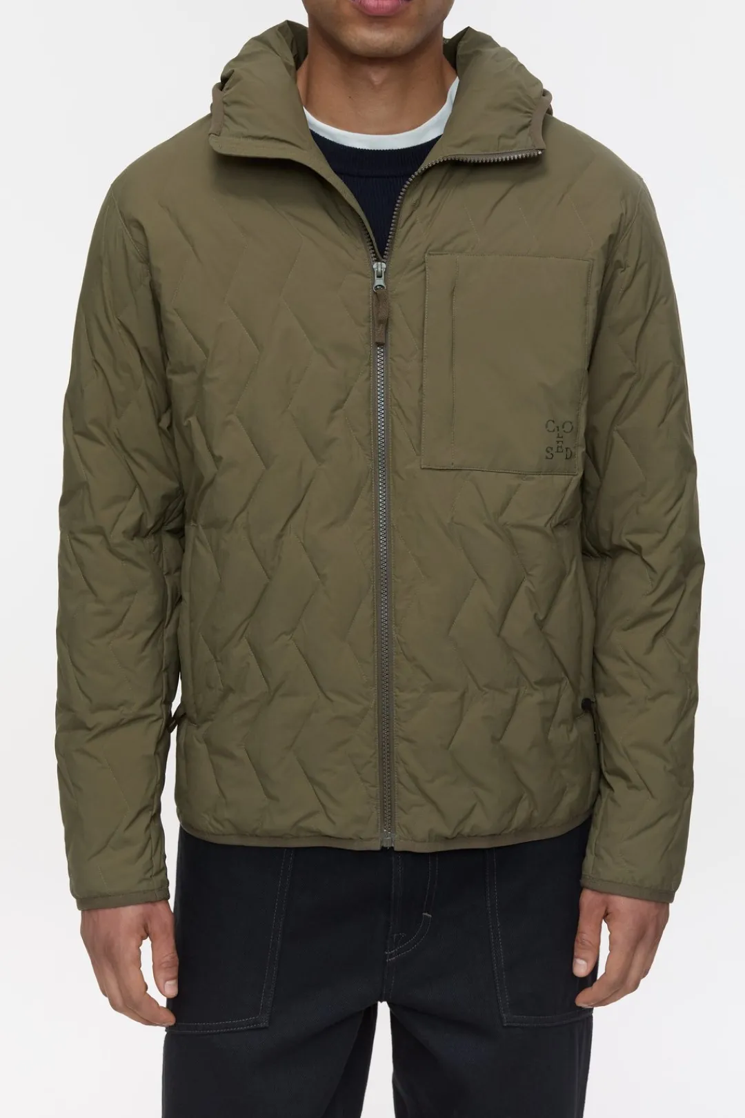 Closed Quilted jacket Golden moss Outlet