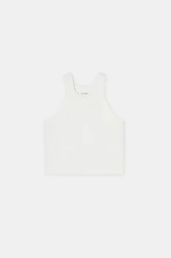 Closed Racer top Ivory Sale