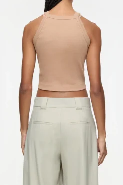 Closed Racer top Biscotti brown Clearance