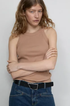 Closed Racer top Biscotti brown Outlet